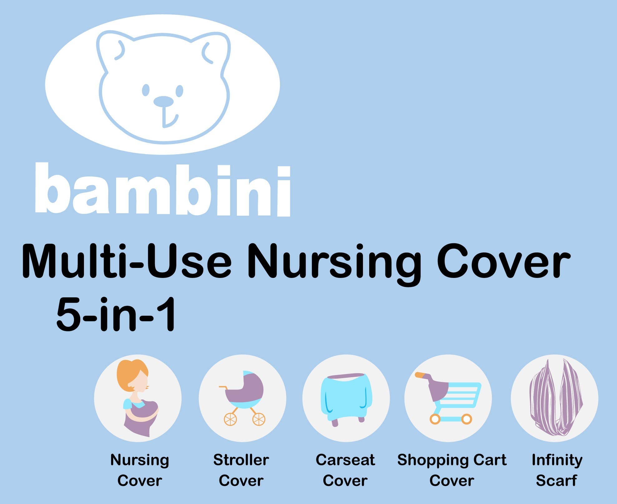 Bambini Infant Wear inc. - Wholesale Nursing Cover - Maternity - Nursing Breastfeeding Cover3