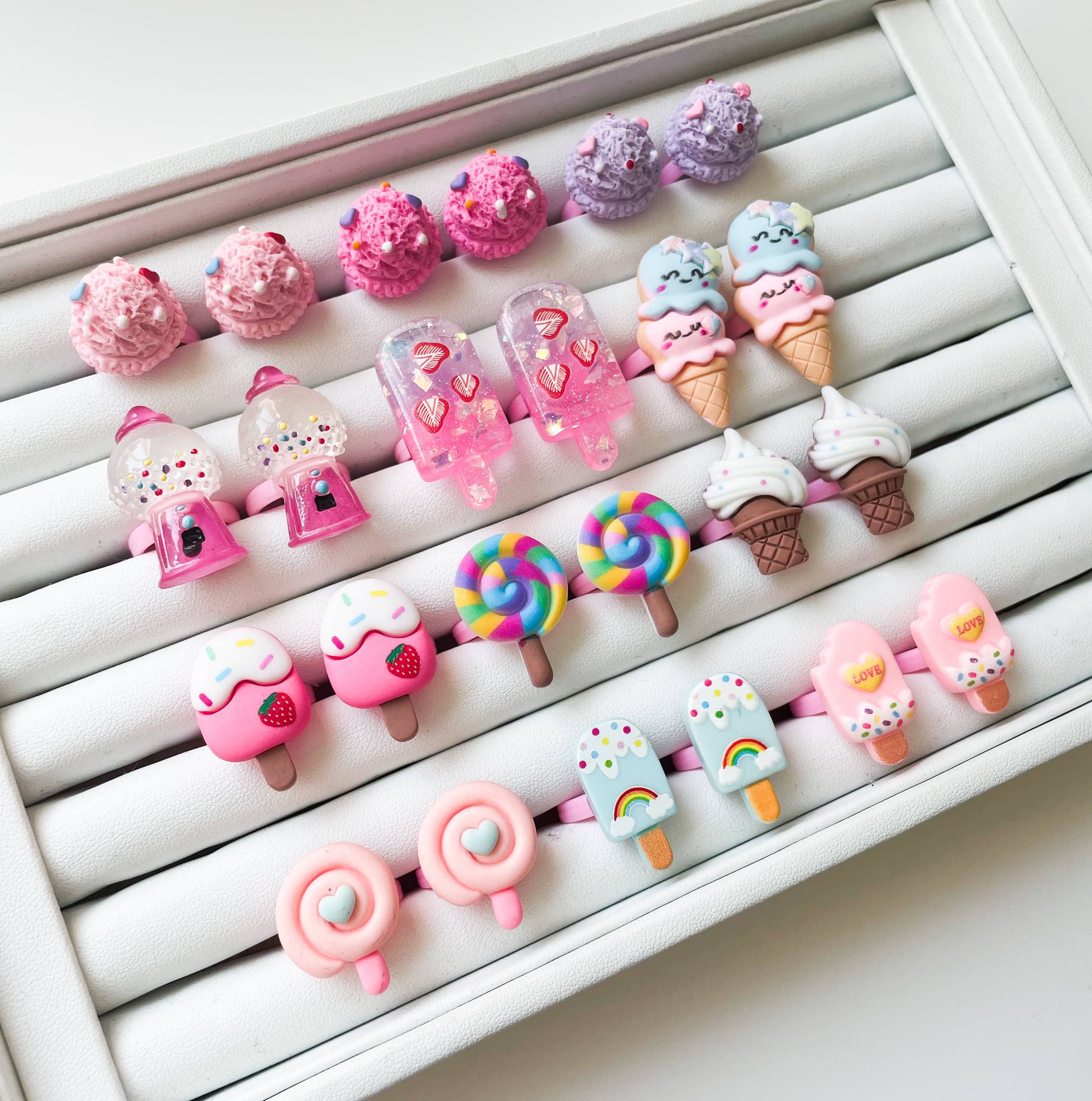 Shantiques Mini Creations - Wholesale Cocktail/Statement Ring - Kids Rings - Summer Sweet Treats3