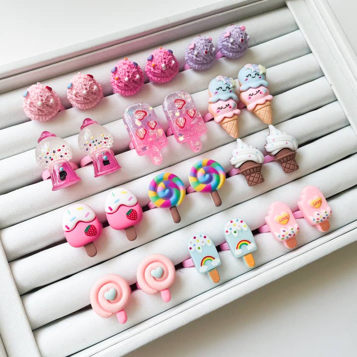 Shantiques Mini Creations - Wholesale Cocktail/Statement Ring - Kids Rings - Summer Sweet Treats3