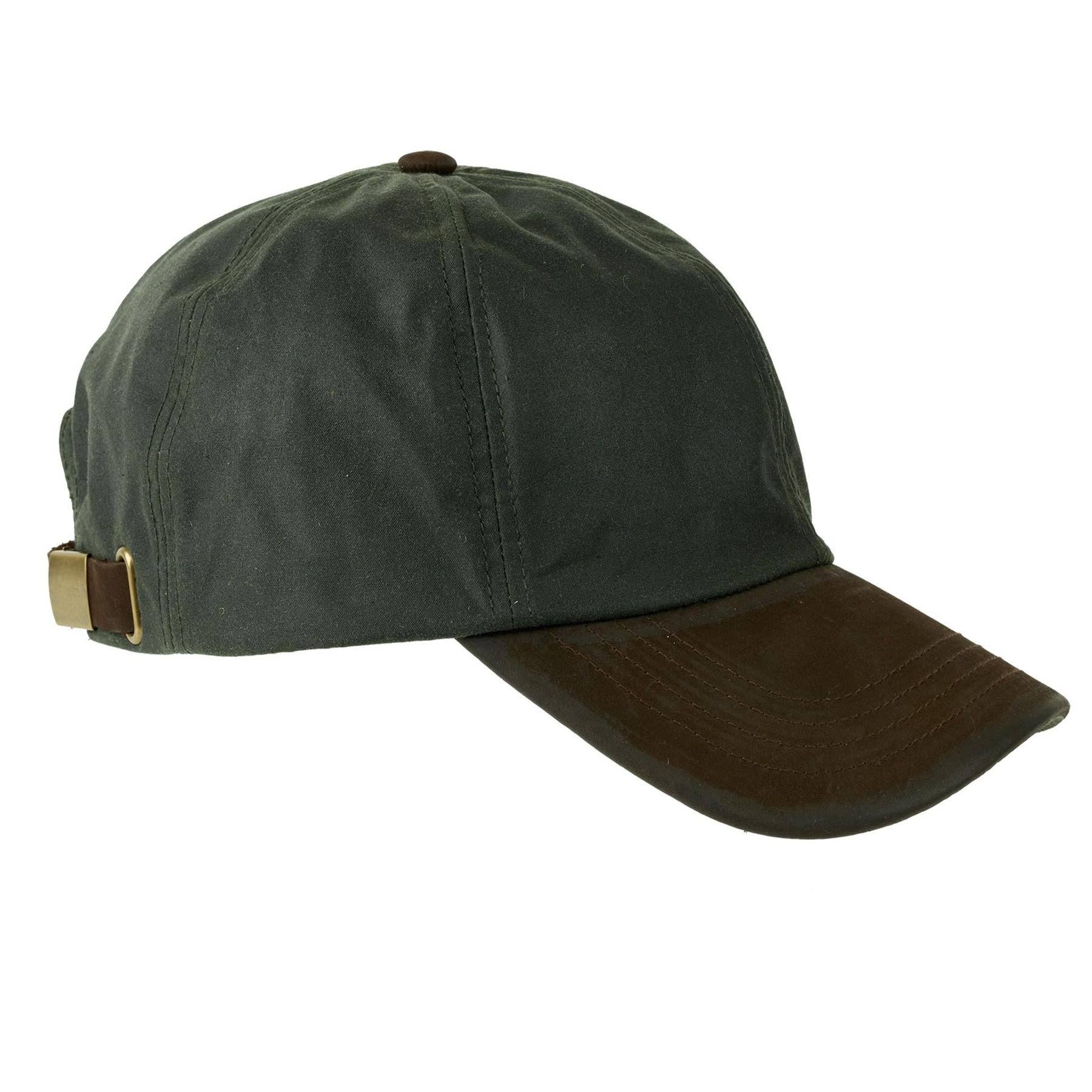 Heather Hats & Accessories - Wholesale Baseball Cap - Unisex - Hamilton Wax Leather Peak Baseball Cap ZH0097