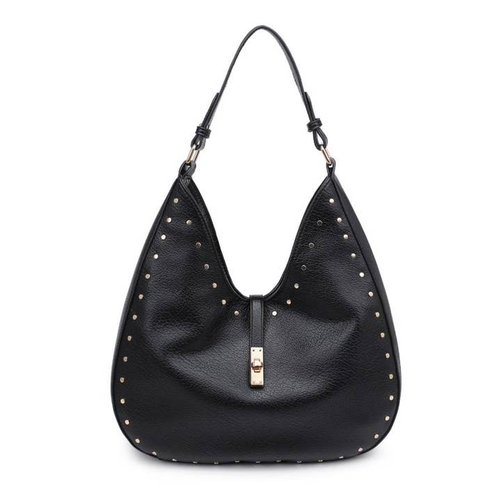 MiMi Wholesale - Wholesale Shoulder Bag - Women's - 35275ML Olivia Studded Hobo Bag15