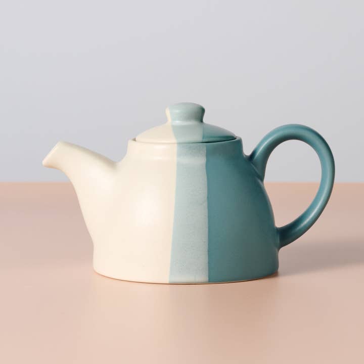 Ten Thousand Villages - Wholesale Tea Pot - Pheeka Striped Teapot
