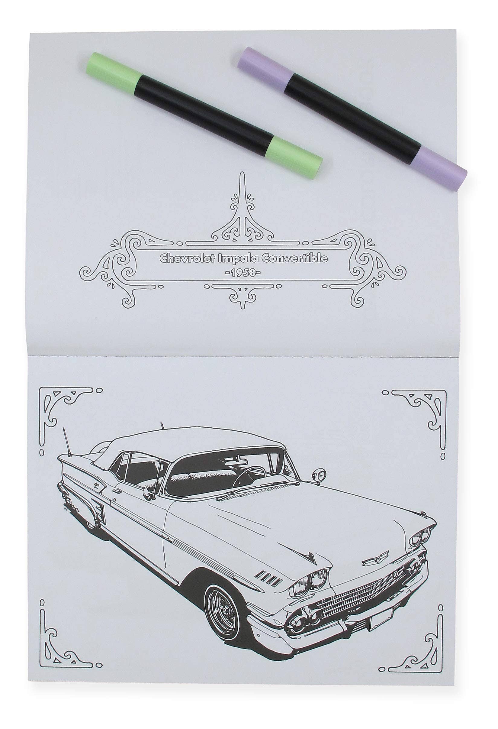 SCB - Wholesale Coloring Book - Adult - Lowrider Coloring Book6