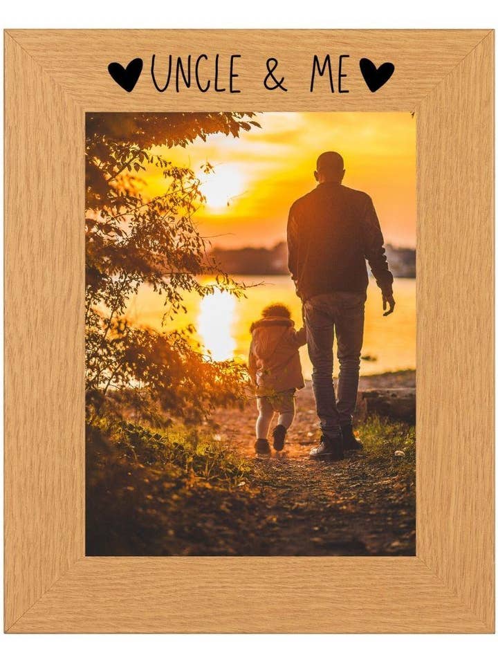 Second Ave Oak 6x4 Portrait Picture Photo Frame Uncle & Me Gift for wholesale by Second Ave Gift Company