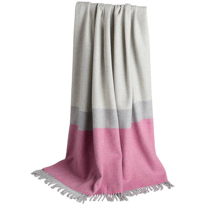 Foxford Lily Kasjmier en Lamswol Deken voor wholesale door FOXFORD