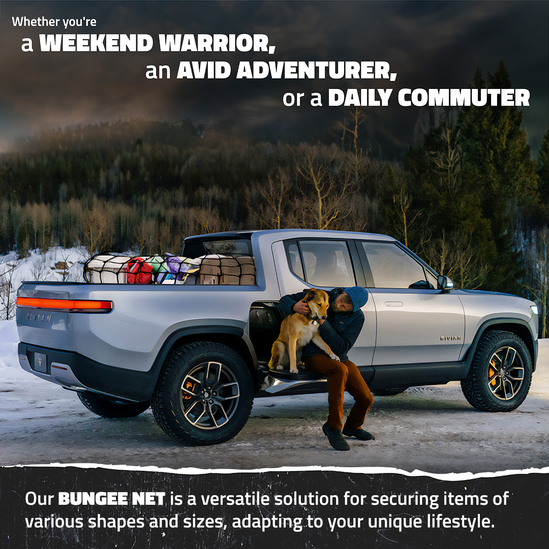 mockins – wholesale Sporttillbehör – Kraftigt stretchbungee nät | 20" x 36" - 42" x 74"5