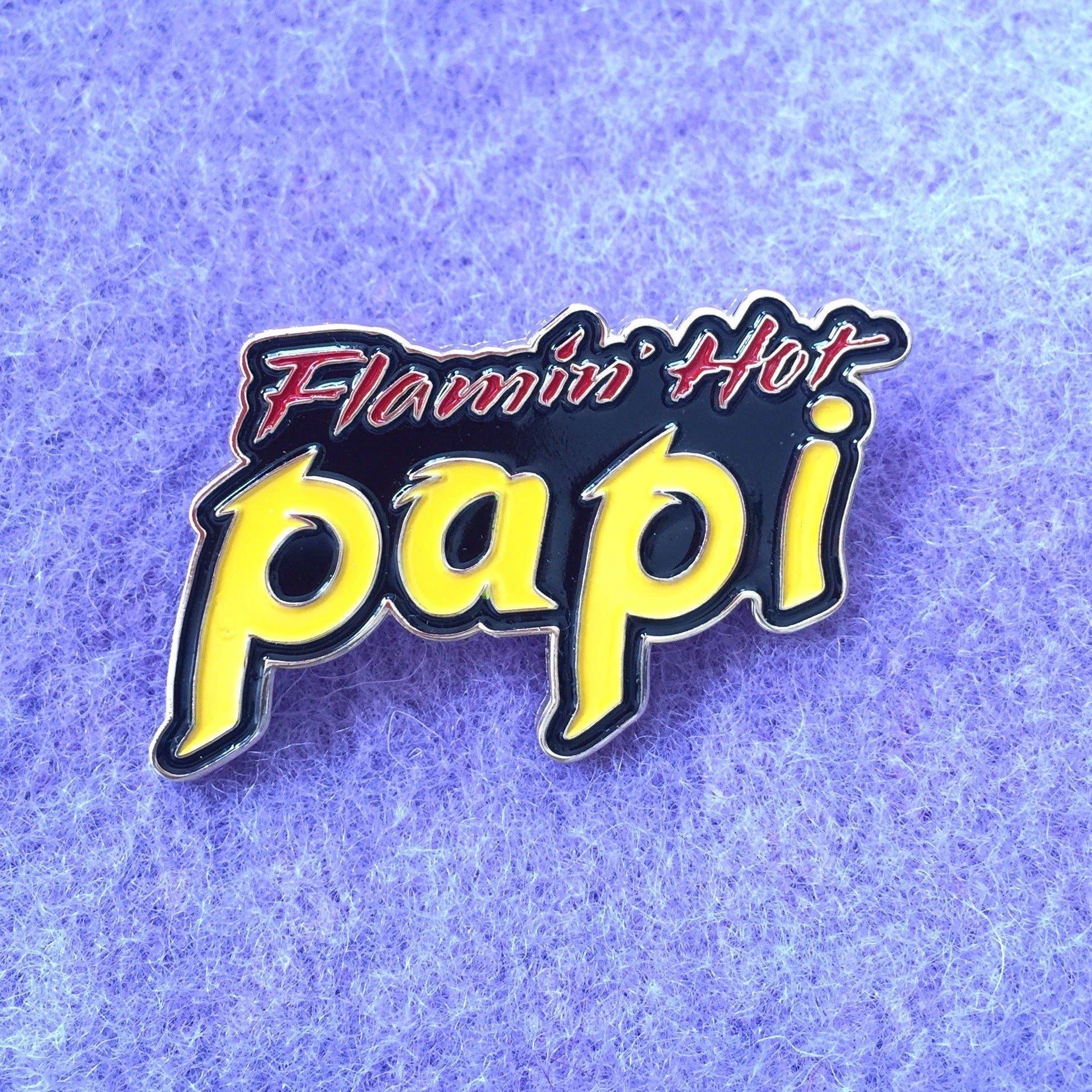 PARTIMEWORKS - Wholesale Lapel Pin/Button - Flamin Hot Papi Pin3