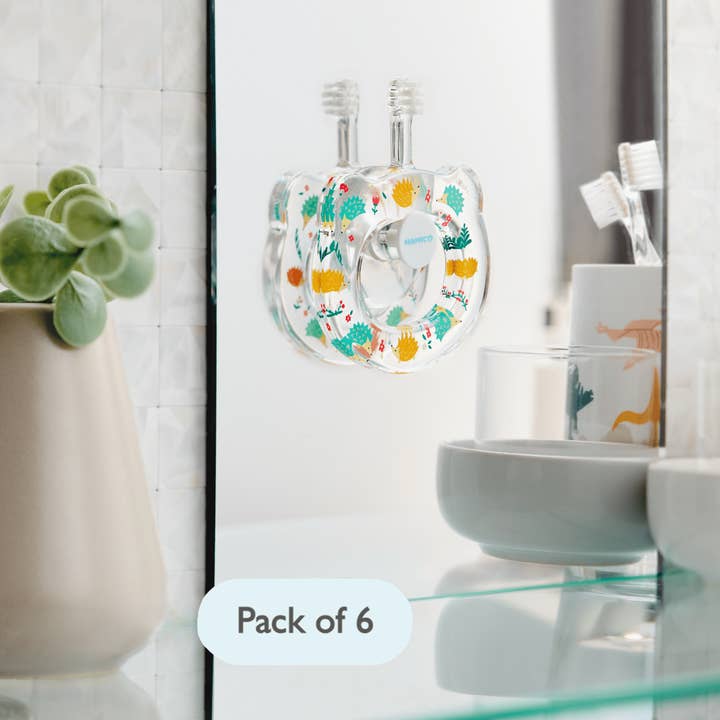 Baby Training Toothbrush - Hedgehogs | 6 Individual pack for wholesale by HAMICO -Innovative Toothbrush