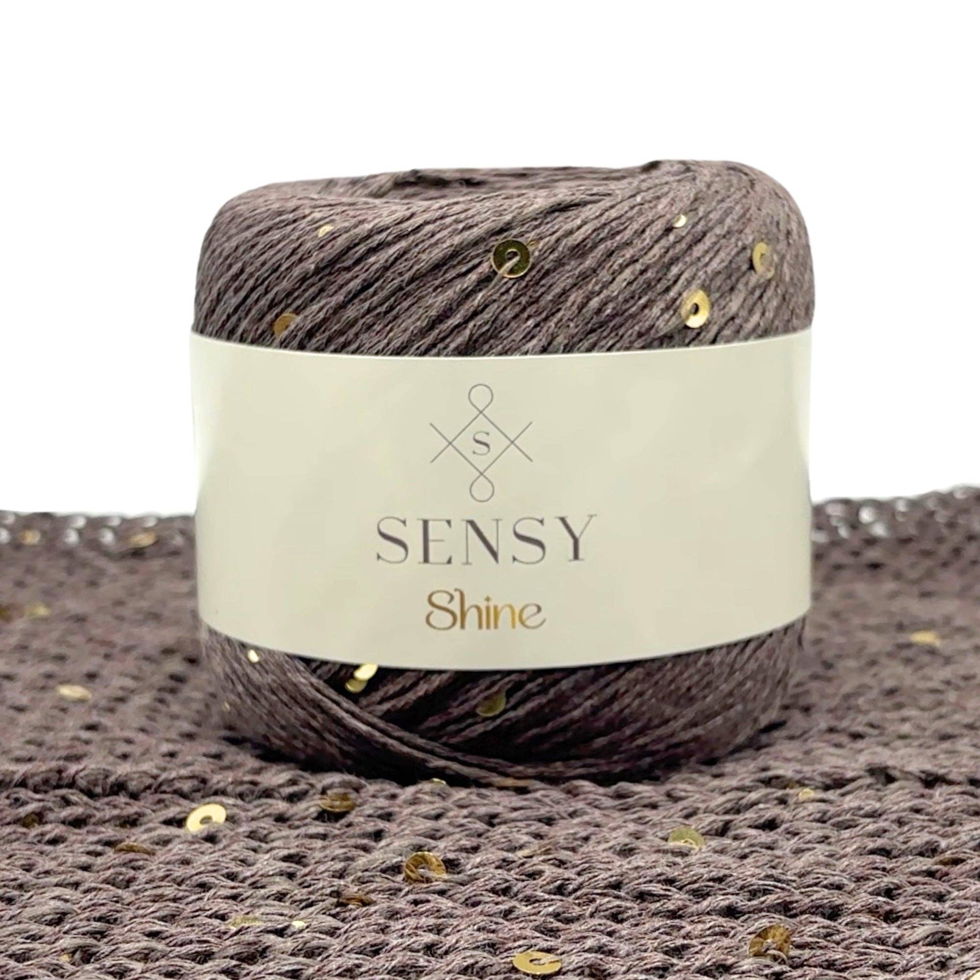 Sensy - Wholesale Yarn - Sensy Shine Yarn, 3.5 oz, 340 yards, Gauge 2 Fine29