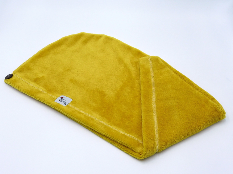 Maison Coquelicot - Wholesale Hair Towel/Wrap - natural bamboo fiber head towel0