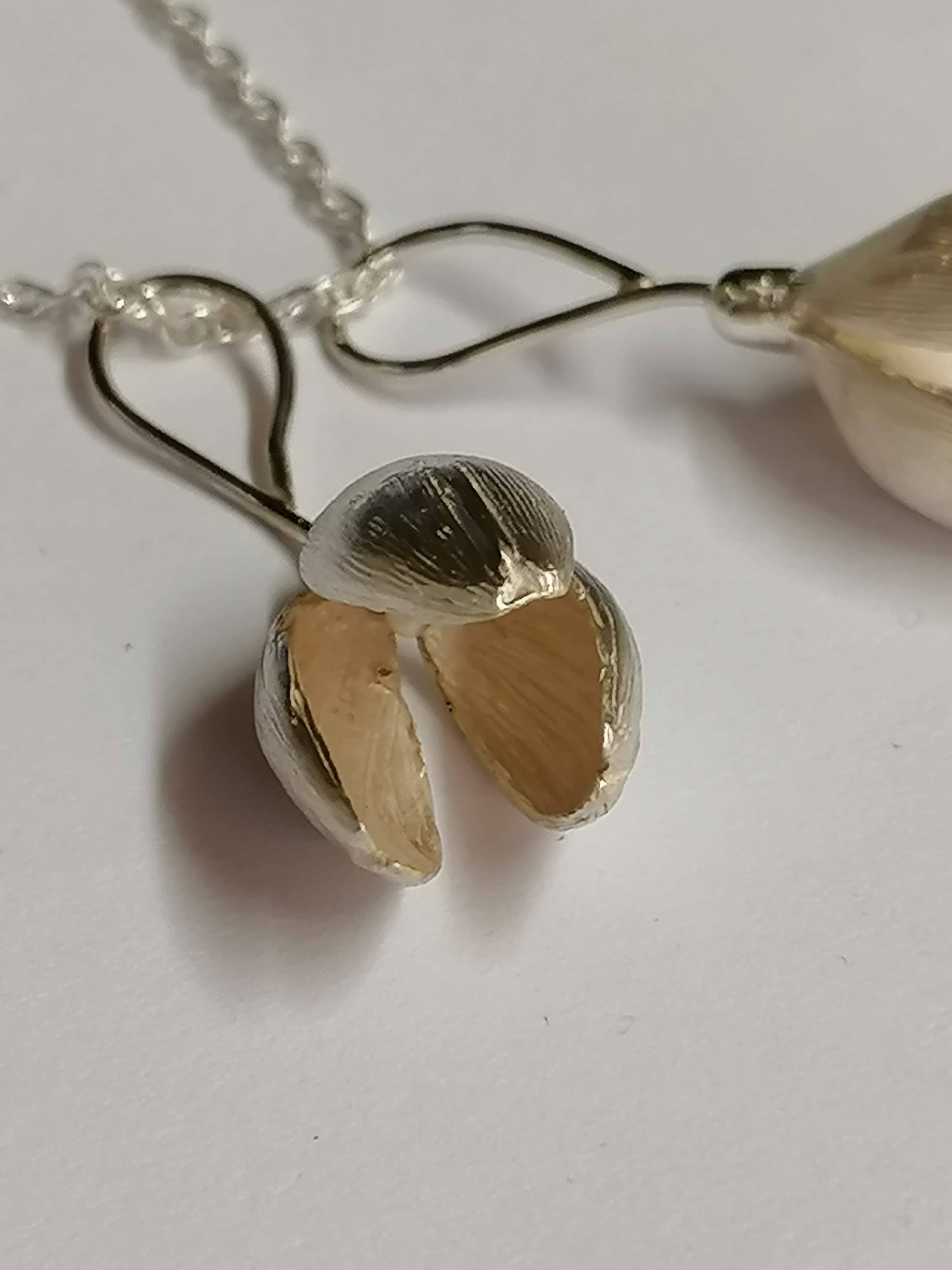 Andrew O'Dell Jewellery - Wholesale Pendant/Charm Necklace - Double Snowdrop pendant6