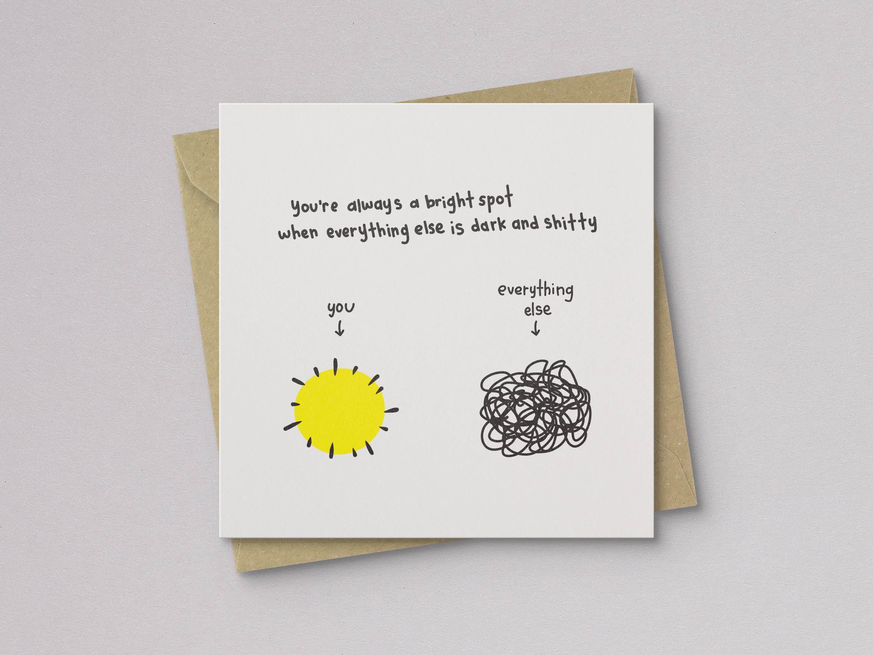 Kwohtations – Engroshandel Kærlighedskort – Du er et lyspunkt Valentinsdag-kort1