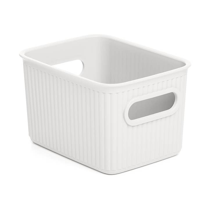 1,5L hvid Baobab opbevaringskurv for engroshandel hos TATAY