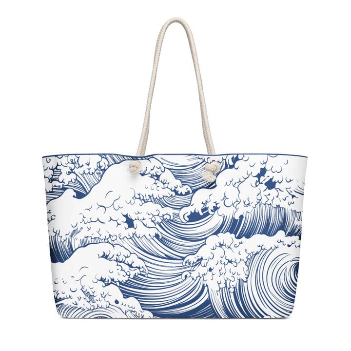 Méridien 0° 0' 0" | Action des vagues | Sac de week-end pour la vente par Jolly & Goode