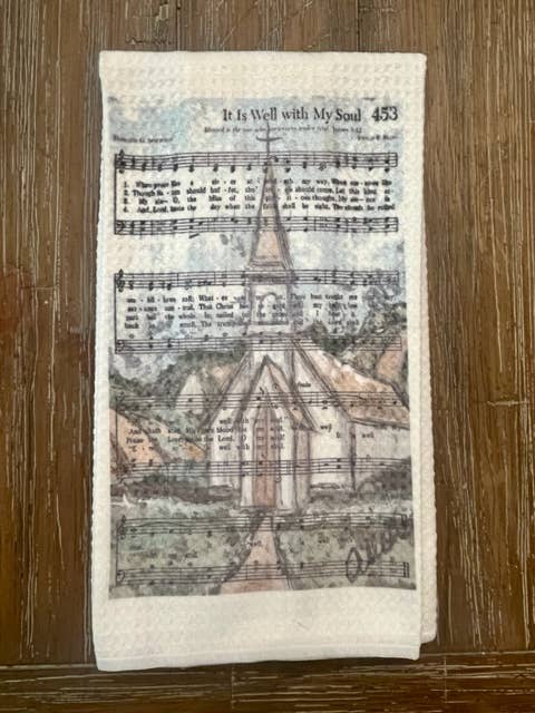 Rustic Nester - Wholesale Tea Towel - Kitchen Towel, Christian art, New home, Hostess gift basket1