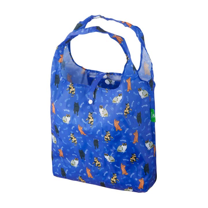 Eco Chic - Wholesale Grocery/shopping bag - Eco Chic Lightweight Foldable Shopping Bag Beloved Cats5