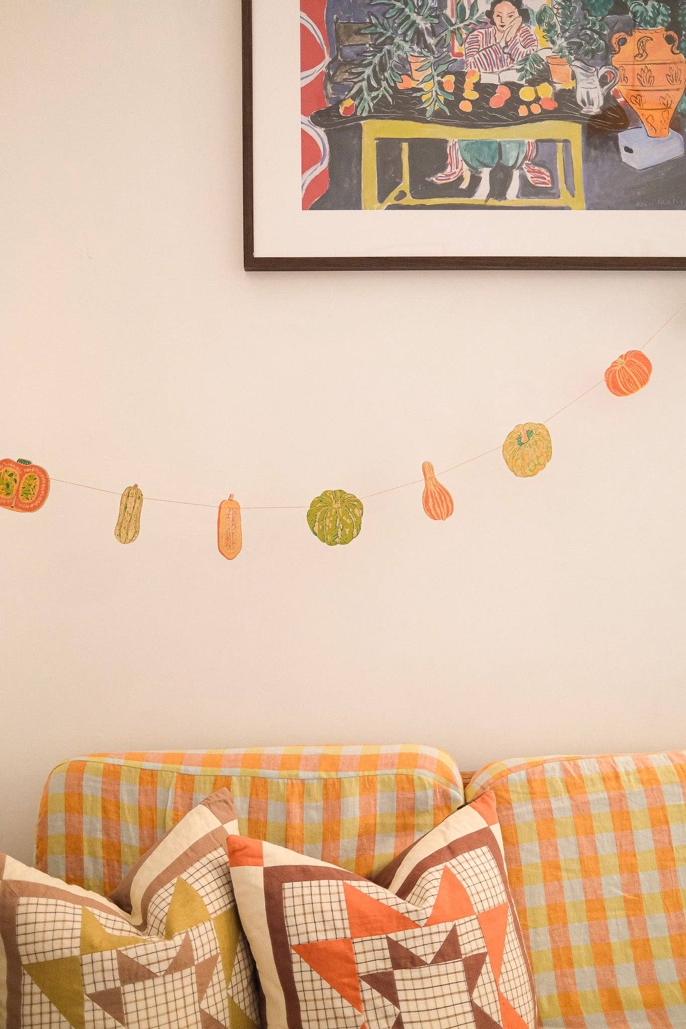 East End Press - Wholesale Bunting/Garland - Squashes Sewn Garland8
