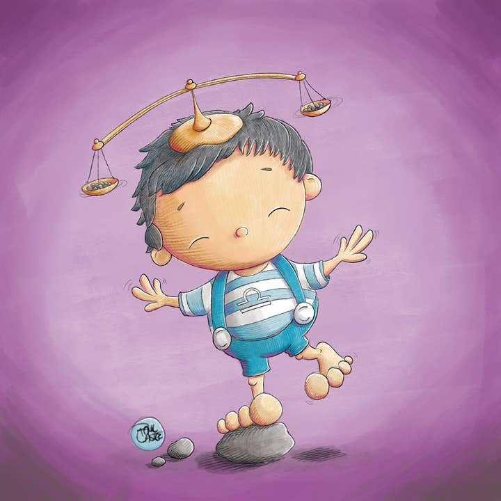 Libra - Art Print for wholesale by Paul Castle Studio