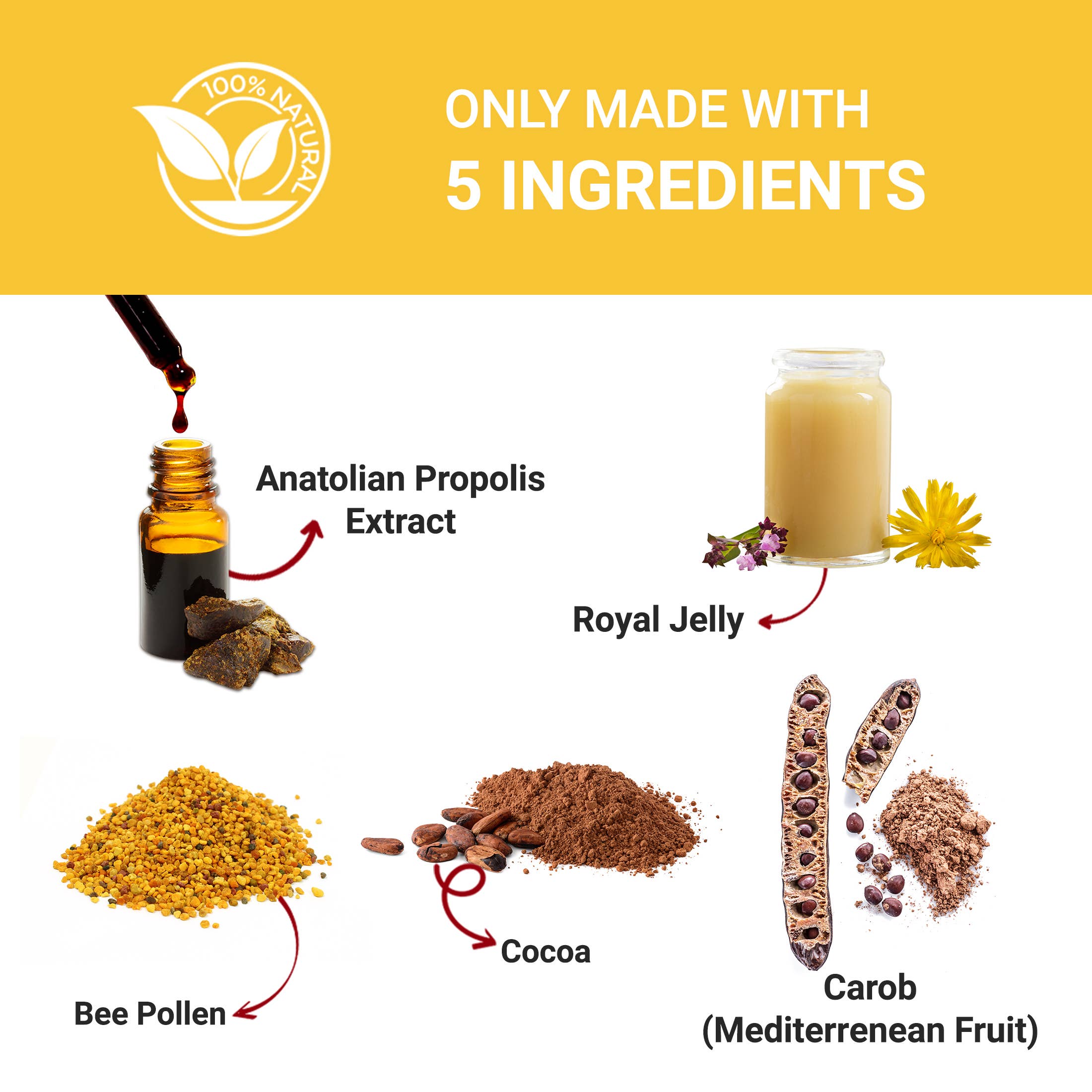 BEE&YOU – Engroshandel Kosttilskud og vitaminer – BEE&YOU tyggetabletter med royal jelly, bi-pollen og propolis1