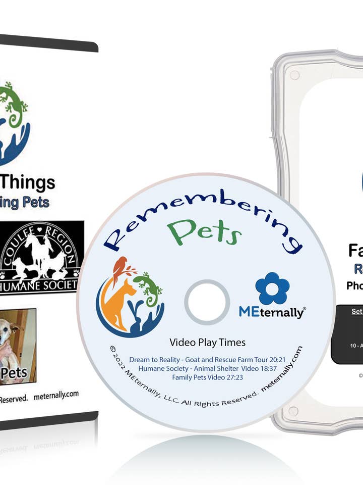 Dementia Friendly - Remembering Pets DVD & Photo Cards for wholesale by MEternally