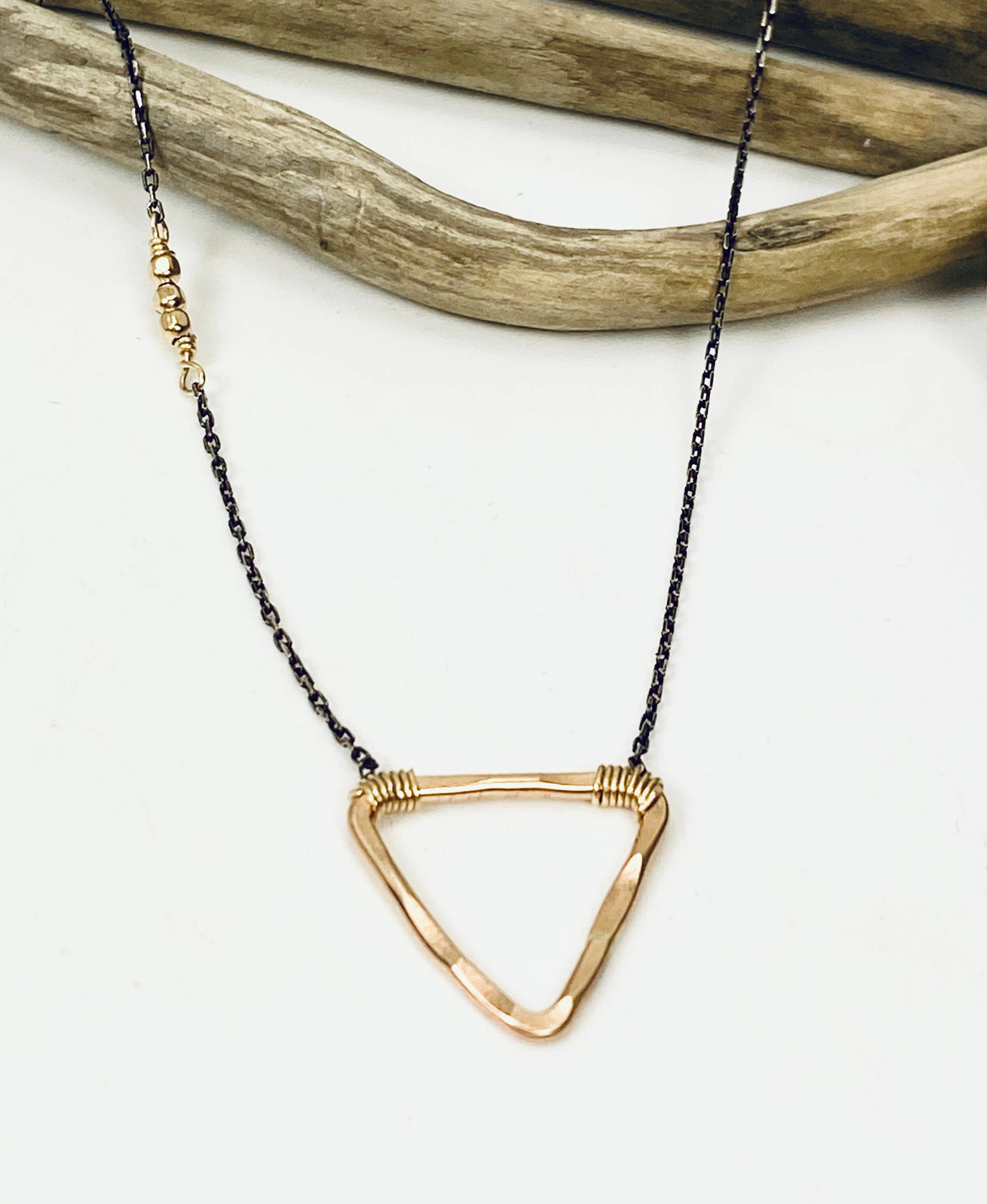 Laura J Designs - Wholesale Pendant/Charm Necklace - Karma Triangle Necklace2