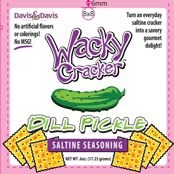 Davis & Davis Gourmet Foods - Wholesale Crackers - Dill Pickle Wacky Cracker Seasoning0