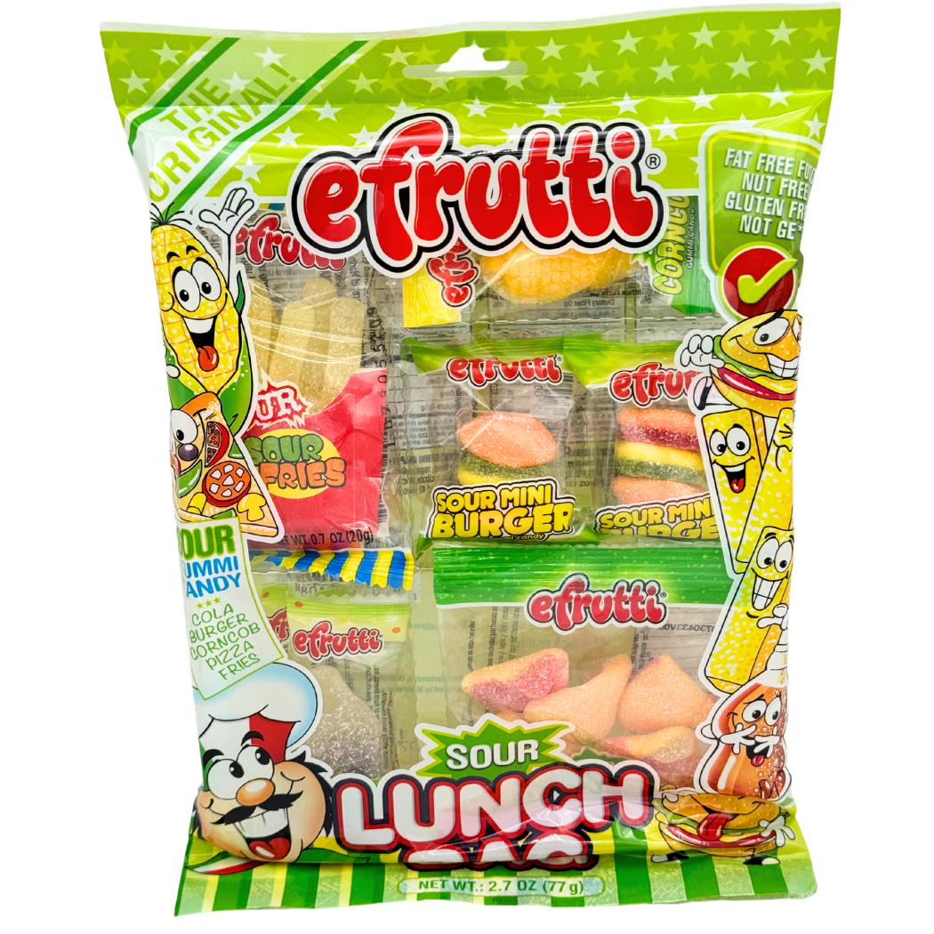 Martin's Country Store LLC - Wholesale Retailer Display - Food & Drink - Gummy- (Efrutti) Sour Lunch Bag 12ct0