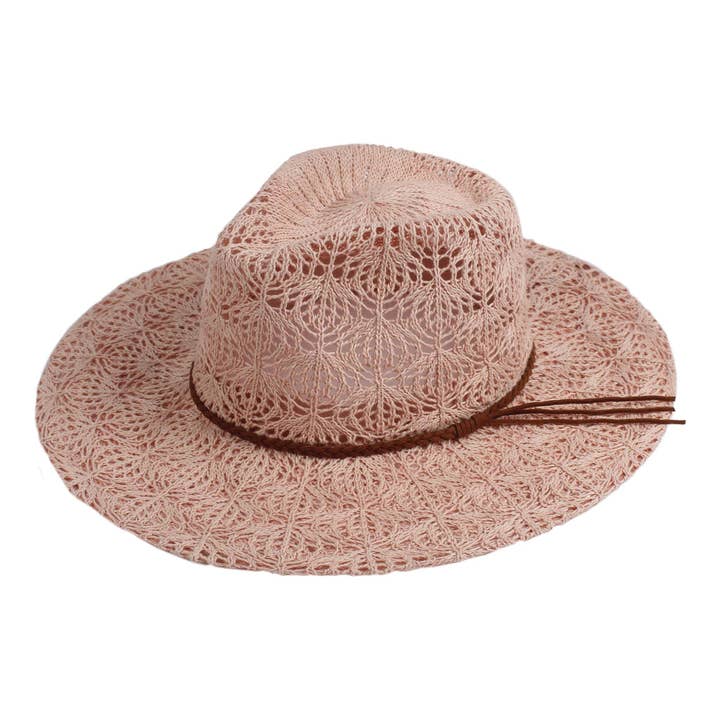 Jeanne Simmons Accessories - Vendita all'ingrosso Fedora - Donna - Cappello Fedora Invernale a Rete Aperta 7141 con Ampia Tesa1