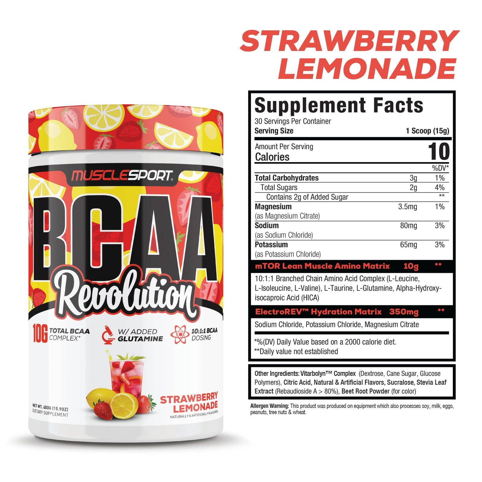 MuscleSport - Wholesale Protein/Superfood Powder - BCAA Revolution™9
