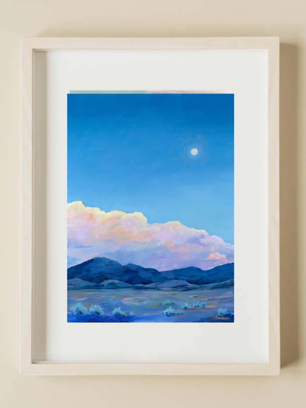 „Solstice Moon“ kunsttryk i størrelse 8 „x10" eller 11 „x14" for engroshandel hos Miranda Morehouse Fine Art