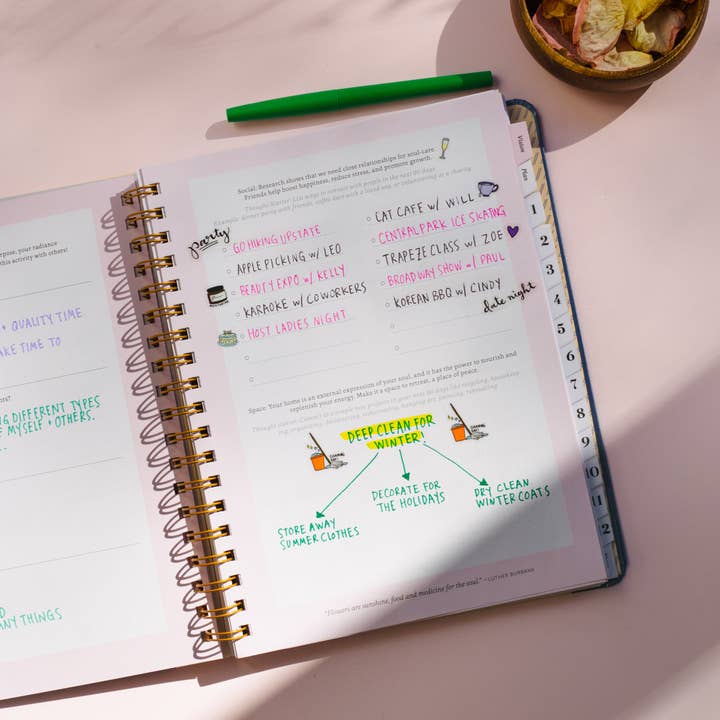 Savor Life Planner - Wholesale Planner - Savor Beauty Planner - Pink Champagne4