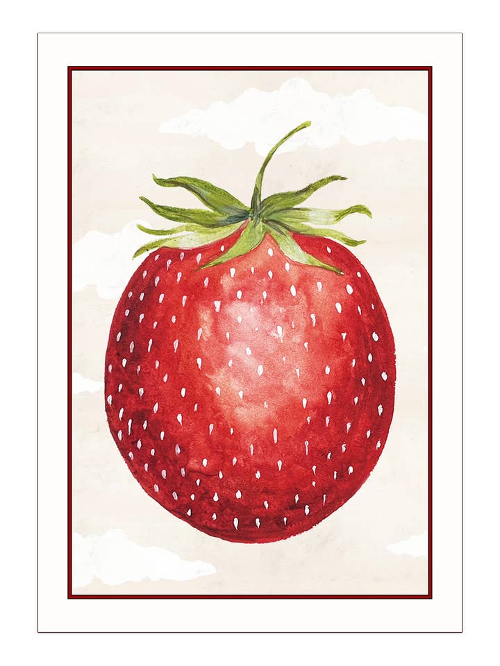 Floating Bosch Strawberry Print for wholesale by Bell Hutley