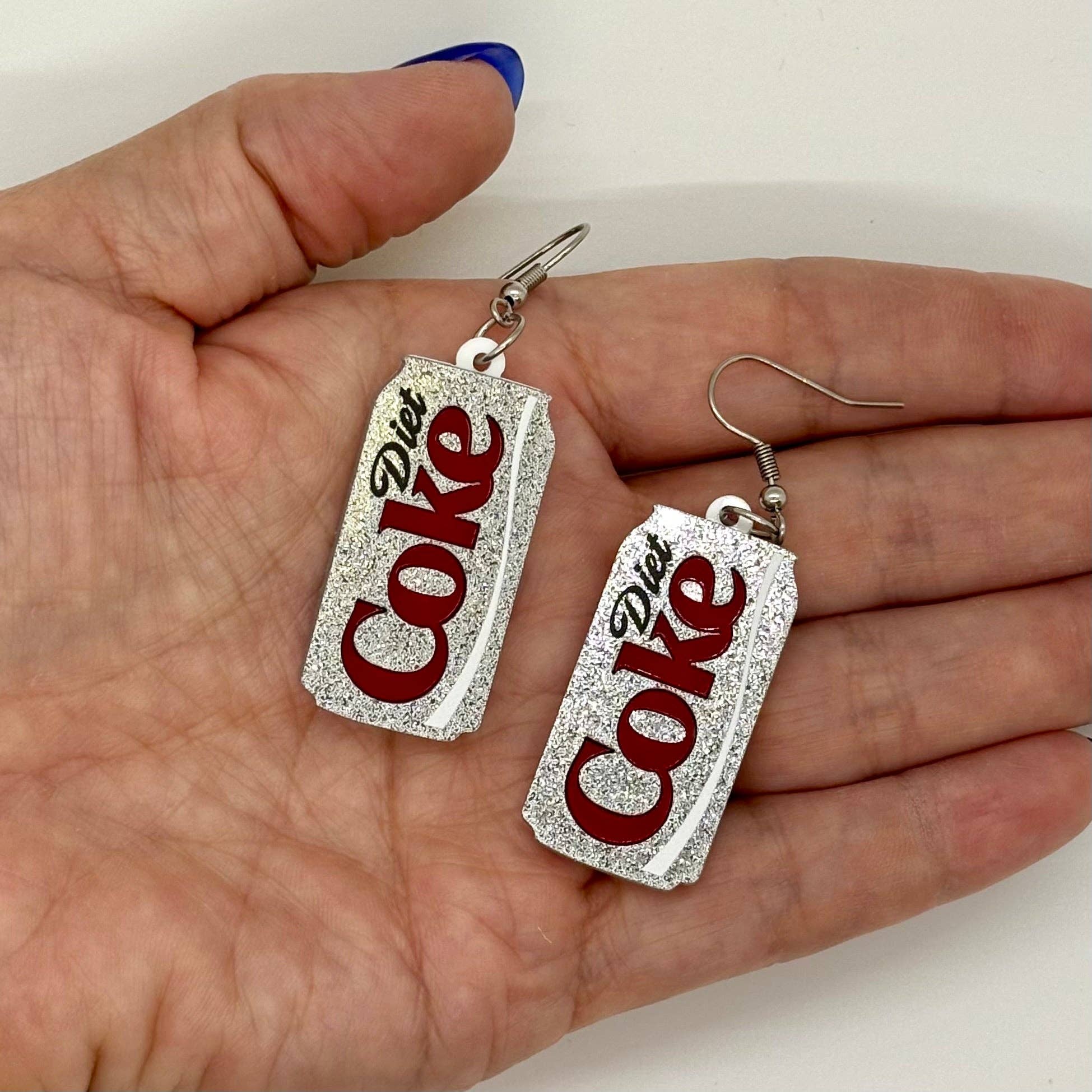 Myrickle - Vente Boucles d'oreilles pendantes - Boucles d'oreilles Coca Light Cadeau amusant sur le thème de la nourriture0