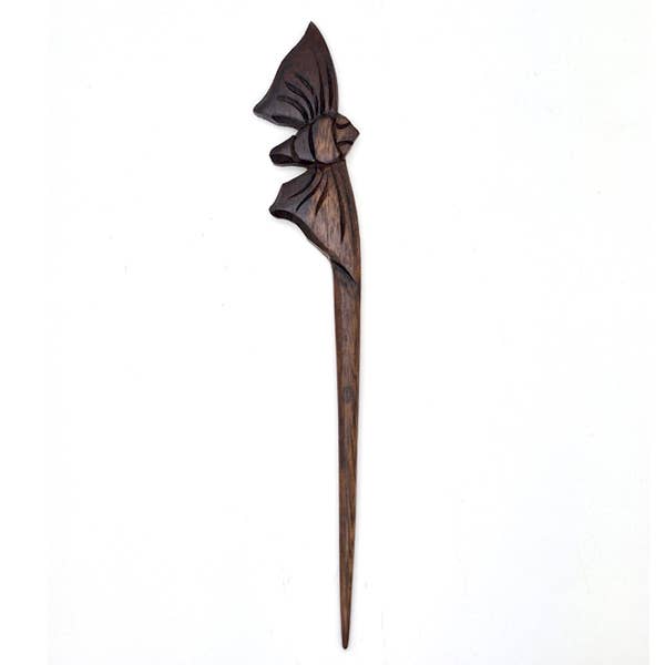 Nusantara Inc. - Wholesale Hair Pin - Ebony Carved Hairsticks - $224