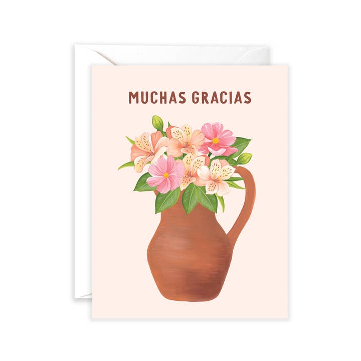 Muchas Gracias Jarrito | Gracias Card for wholesale by Isabella MG