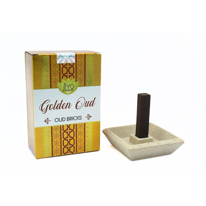 Green Tree - Wholesale Incense - Parimal Jiyo Oudh Bricks - Golden Oudh1