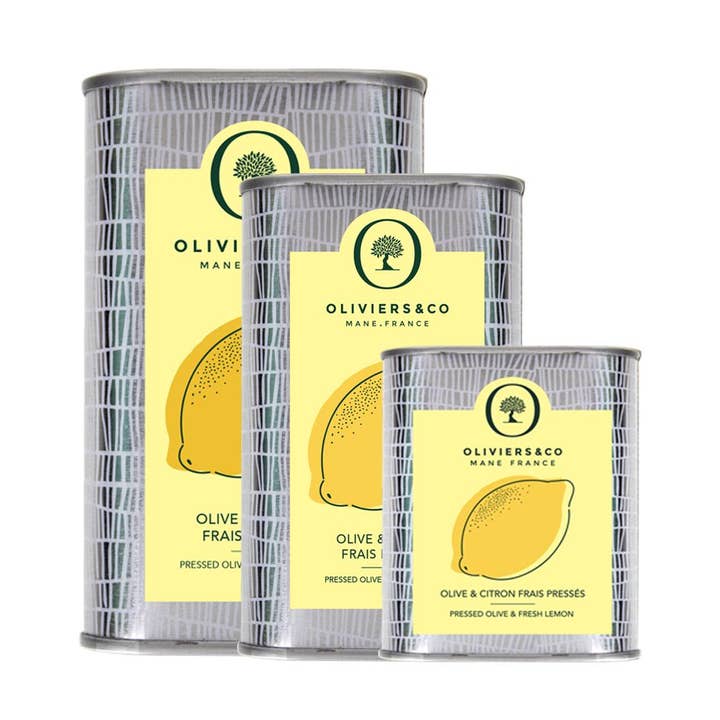 Huile d'olive et de citron pour la vente par Oliviers & Co