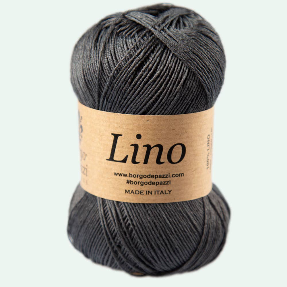 Borgo de' Pazzi - Firenze – Großhandel Garn – Lino - Leinenwolle 10 x 50 g Knäuel12