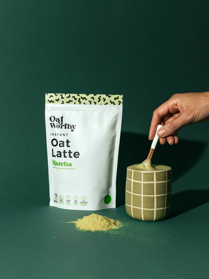 Oat Milk Latte - Matcha for wholesale by Oatworthy