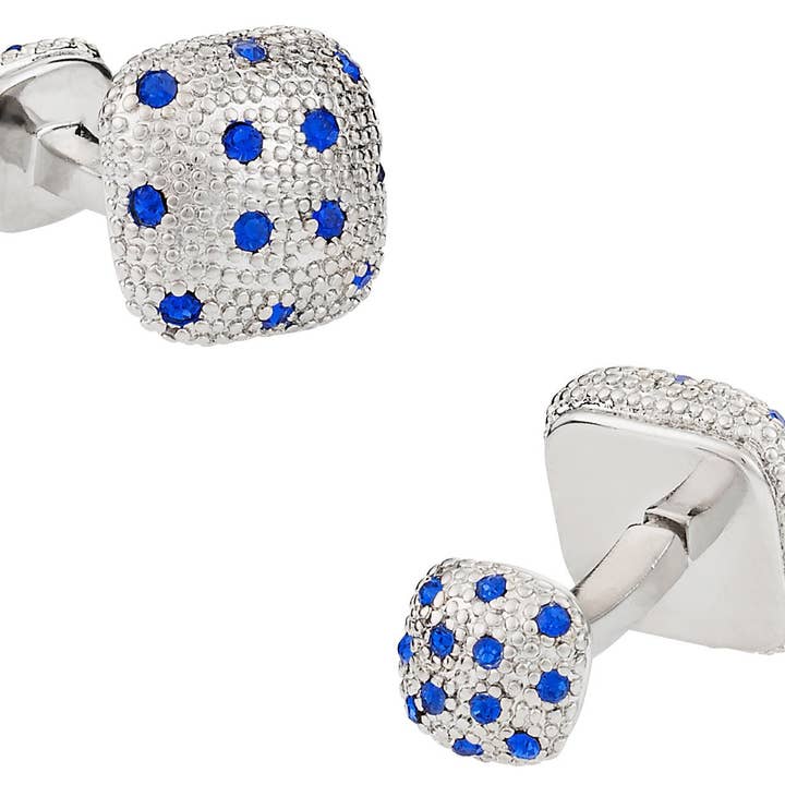 Abotoaduras Crystal Pave por atacado de Cuff-Daddy