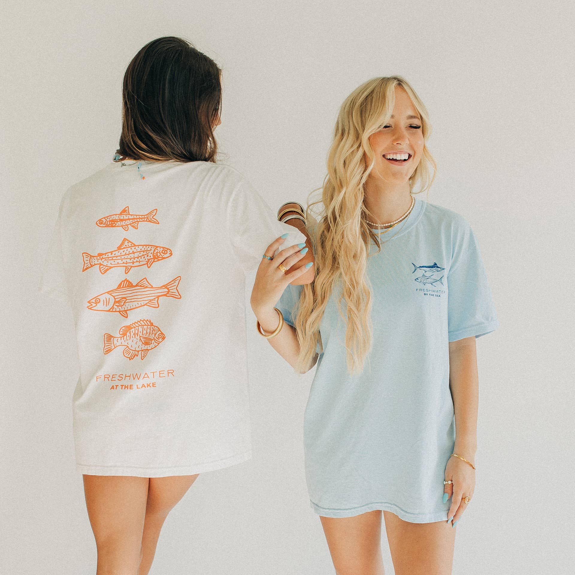 Freshwater Curated Goods - Wholesale Screen Printed T-Shirt - Unisex - AT THE LAKE | Freshwater Fish Unisex Tee6