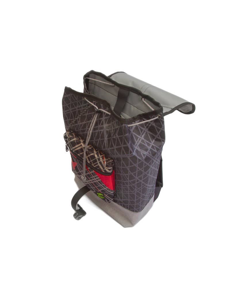 DEMANO - Venta al por mayor Mochila - Unisex - Pals - Eco Mochila Reciclada KiteSurf - Amarillo Azul2