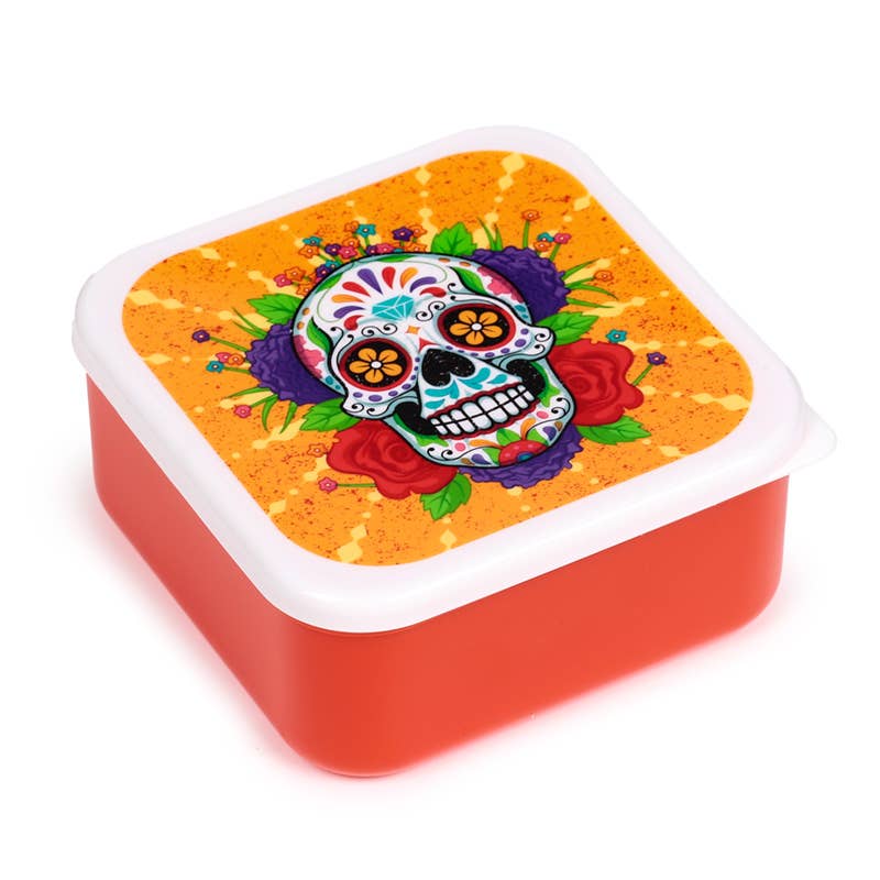 Puckator Ltd – wholesale Lunch bag/box – Day of the Dead Set of 3 Lunch Boxes2
