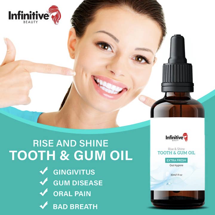 My Wholesale Warehouse - Wholesale Oral Supplement/Vitamin - Infinitive Beauty Rise & Shine Extra Strength Tooth & Gum Treatment Oil 30ml