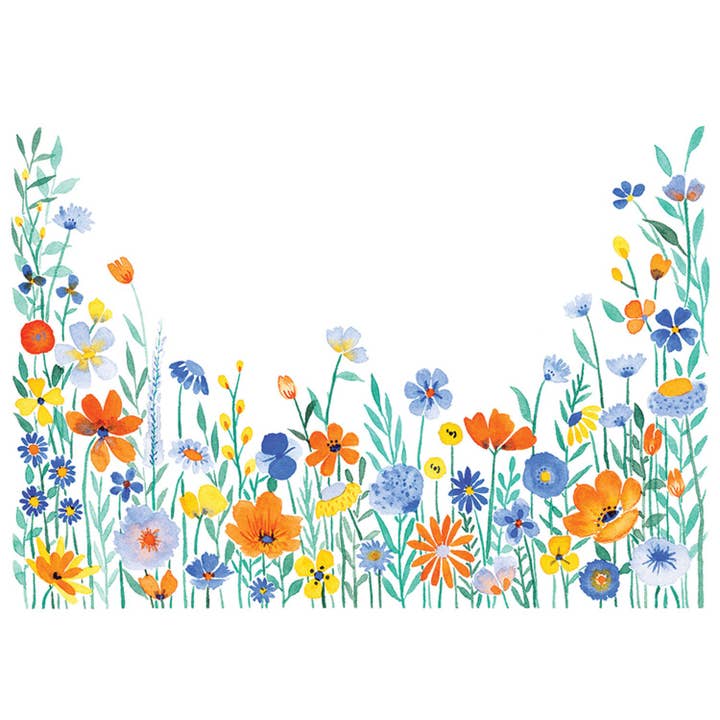 Anna Lau Art - Wholesale Art Print - Turqouise Wonderland: A5 / A4 Watercolour Flower Art Print1