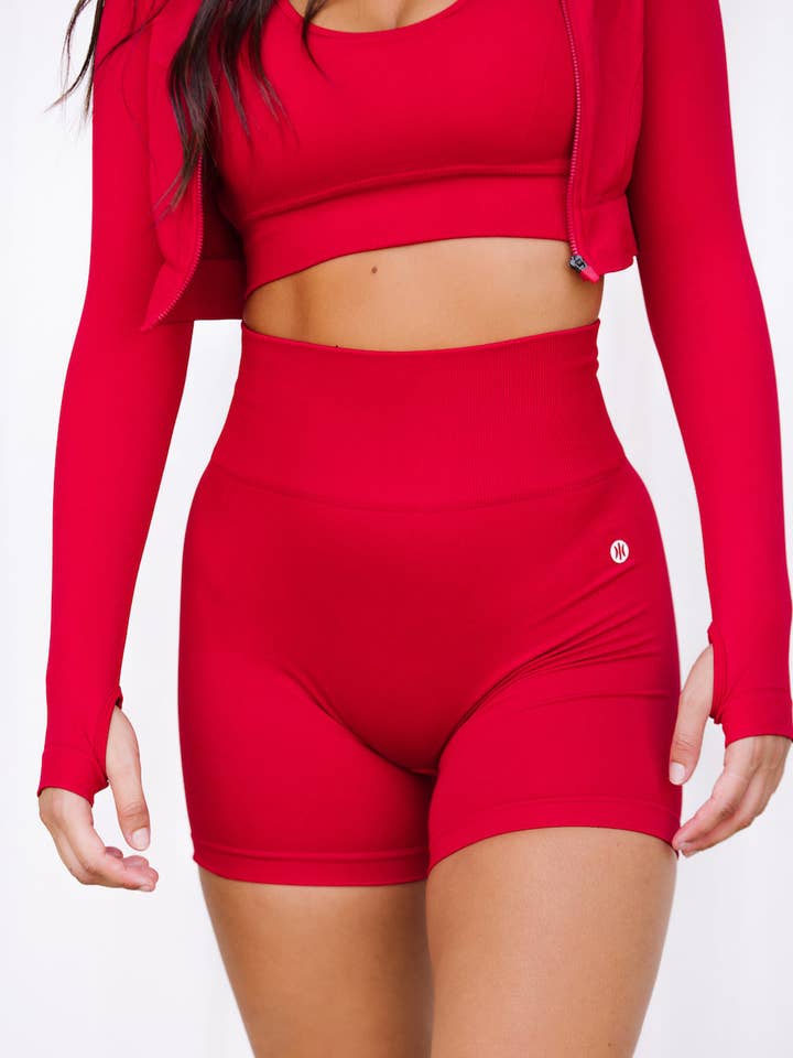 Astoria VELOCITY Seamless Short - Cherry for wholesale by Astoria Activewear