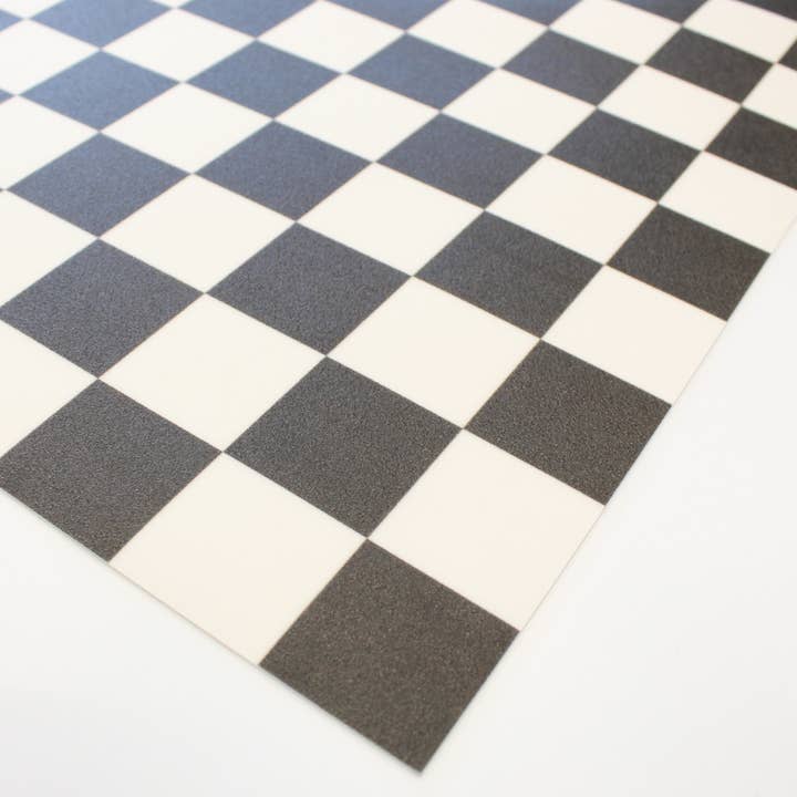 Tempaper & Co ® - Wholesale Floor Mat - Checkmate Domino Vinyl Floor Mat, 38" x 56"2