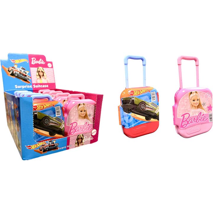 Barbie+Hot Wheels Surprise Suitcase for wholesale by Cow Crack Wholesale