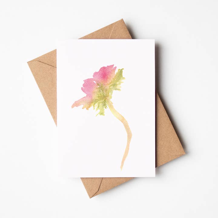 Pink Anemone for wholesale by Louise Man Art