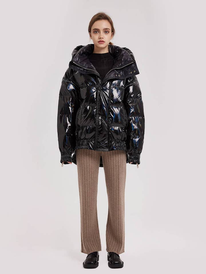 Hooded Quilted Shell Down Jacket for wholesale by NAP